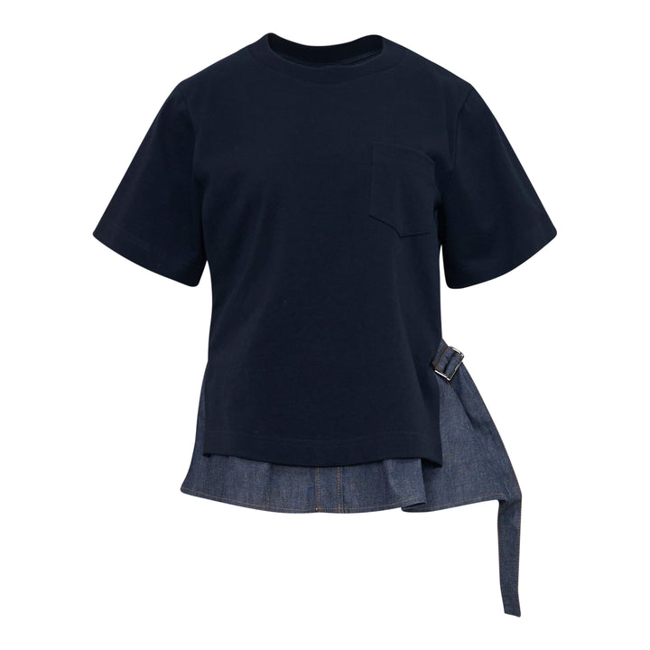 Denim x Cotton Jersey Tee
