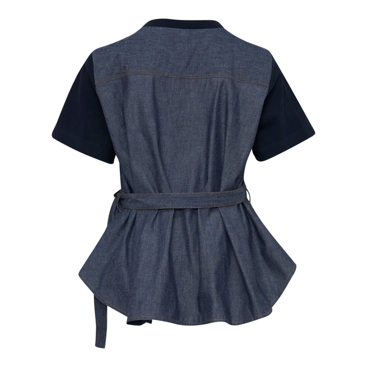 Denim x Cotton Jersey Tee