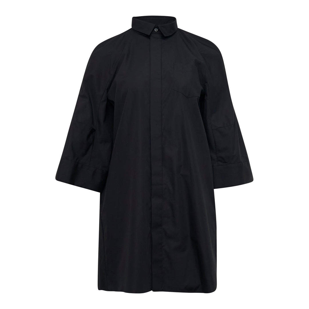 Oversized Poplin Shirt Dress