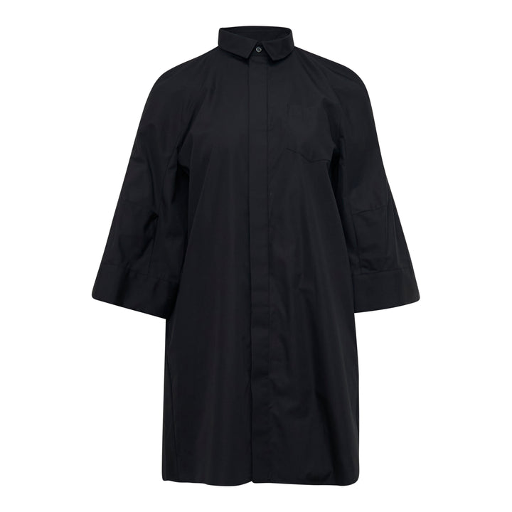 Oversized Poplin Shirt Dress