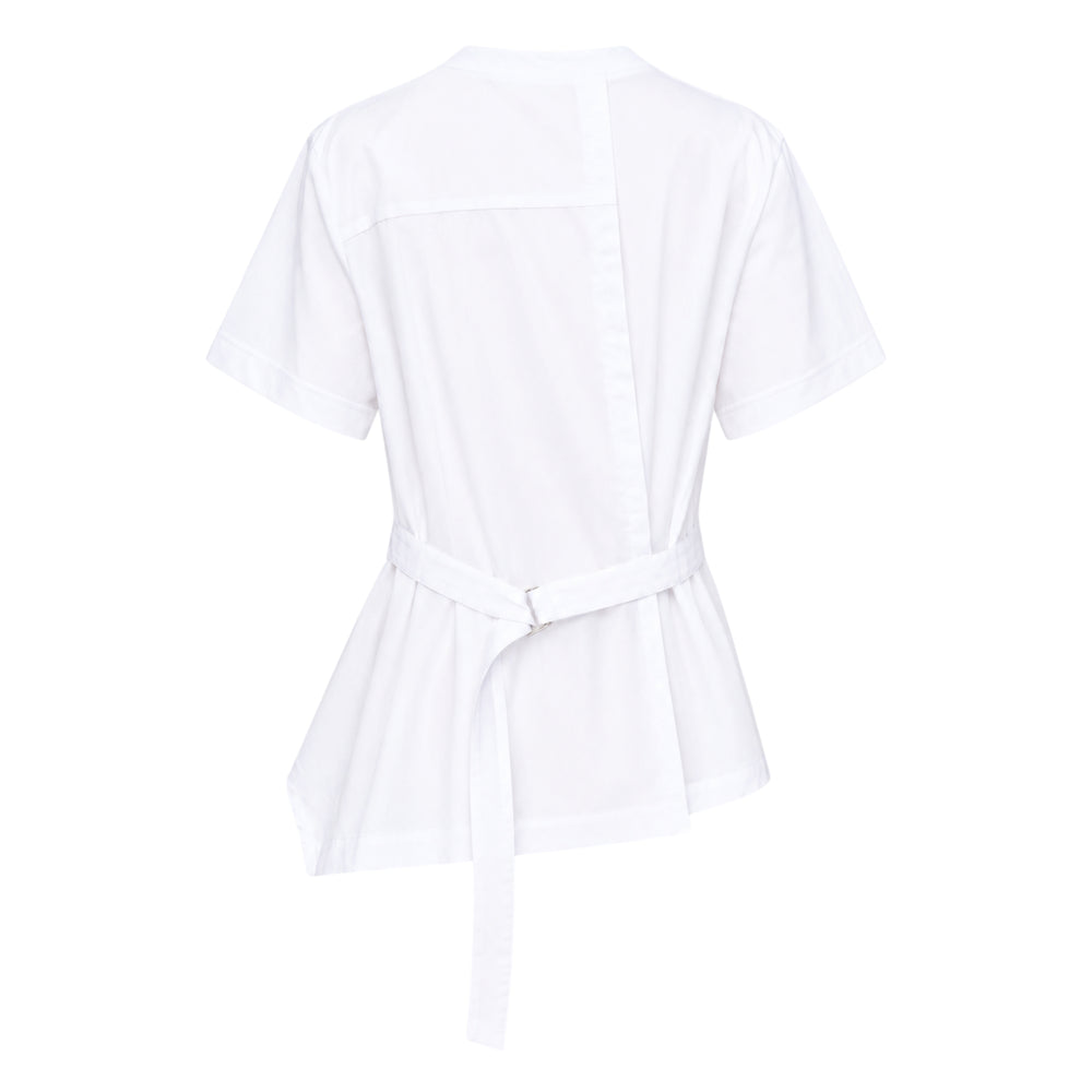 sacai Poplin Cotton Jersey T-Shirt - view 2