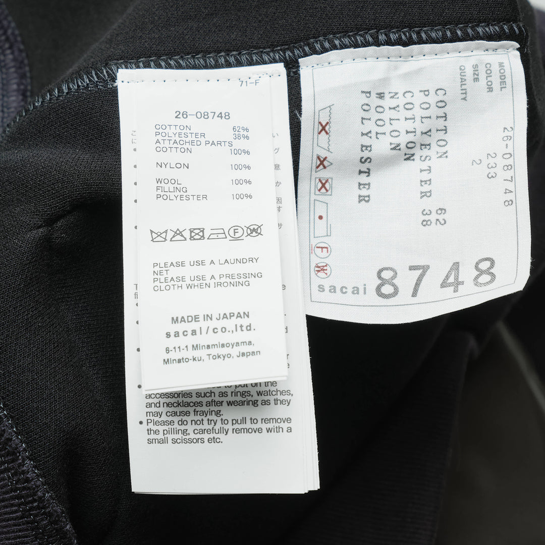 sacai Sponge Sweat Blouson Jacket - view 3