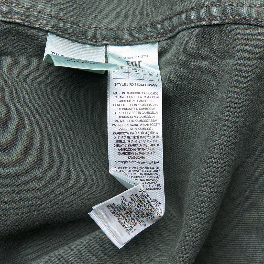Overdyed Denim Long Sleeve Workwear Shirt