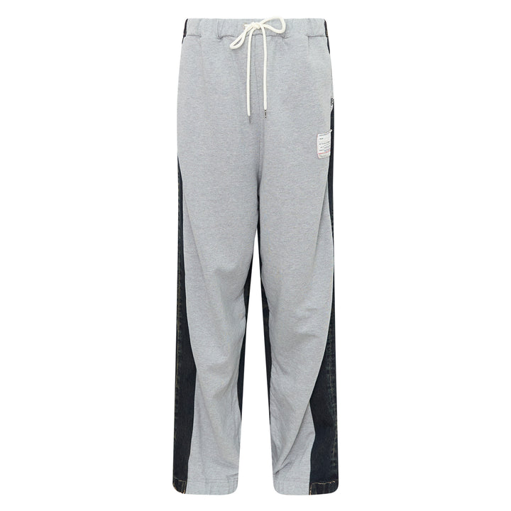Combined Denim Sweatpants