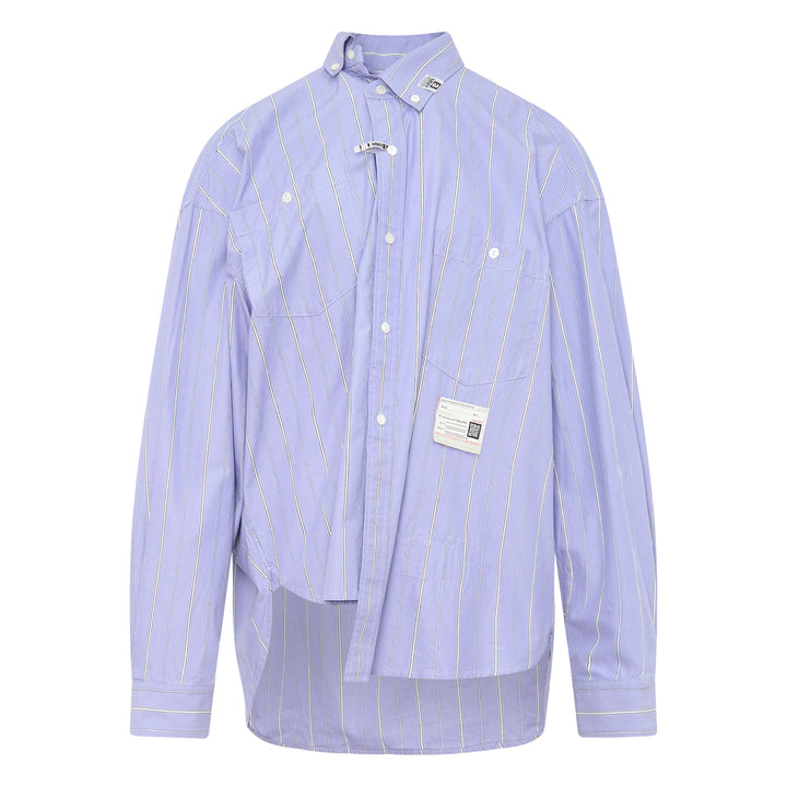 Offset Front Long Sleeve Shirt