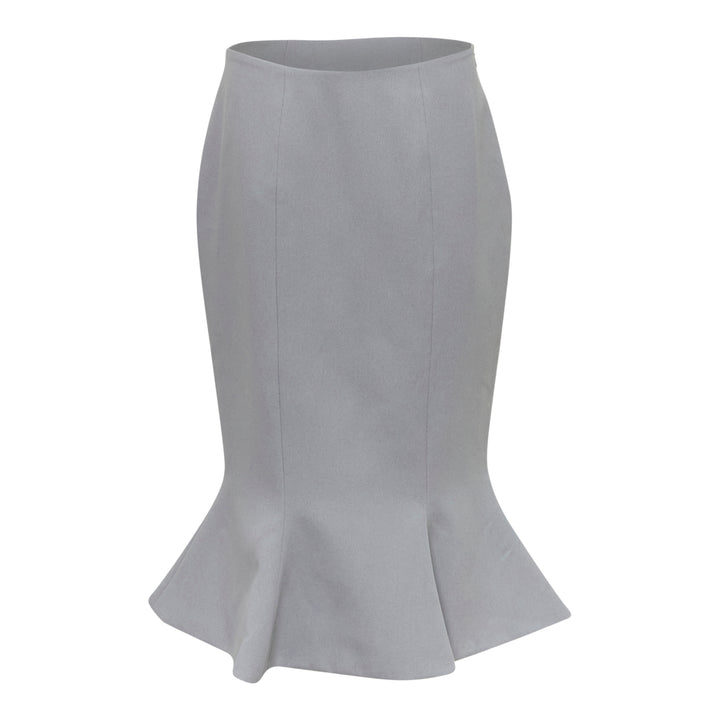 Mermaid Hem Midi Skirt