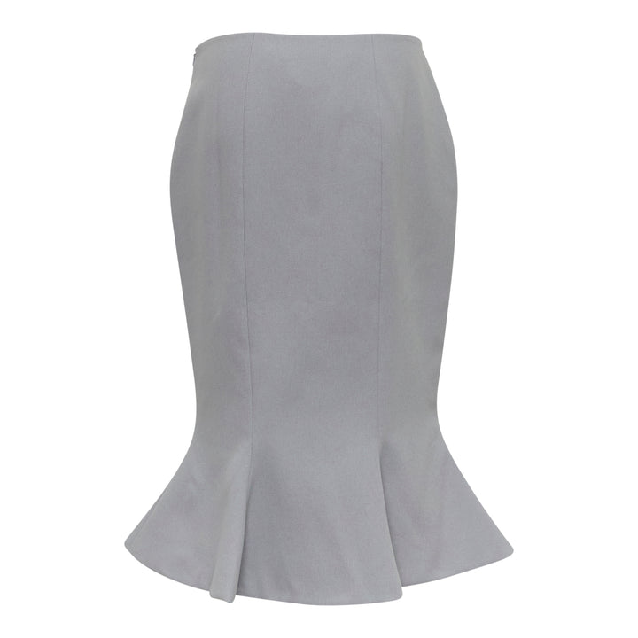Mermaid Hem Midi Skirt