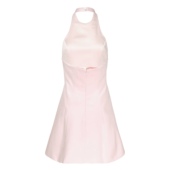 Bow Halter Mini Dress