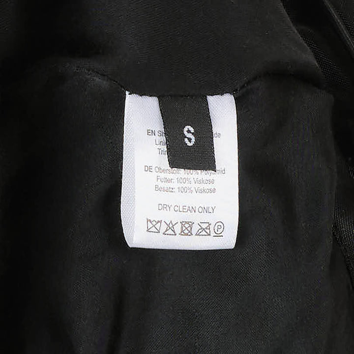 Hisu Park Nono Waves Blouson in black, featuring all-over smocked ruffle texture, a rounded collar, and centre-front zip fastening - view 6