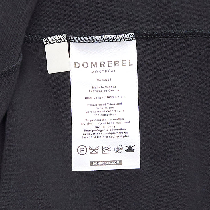 Domrebel Thank You For Subscribing black oversized graphic tee featuring a distressed vintage-style animated princess holding a credit card, with 'Thank You for Subscribing' text