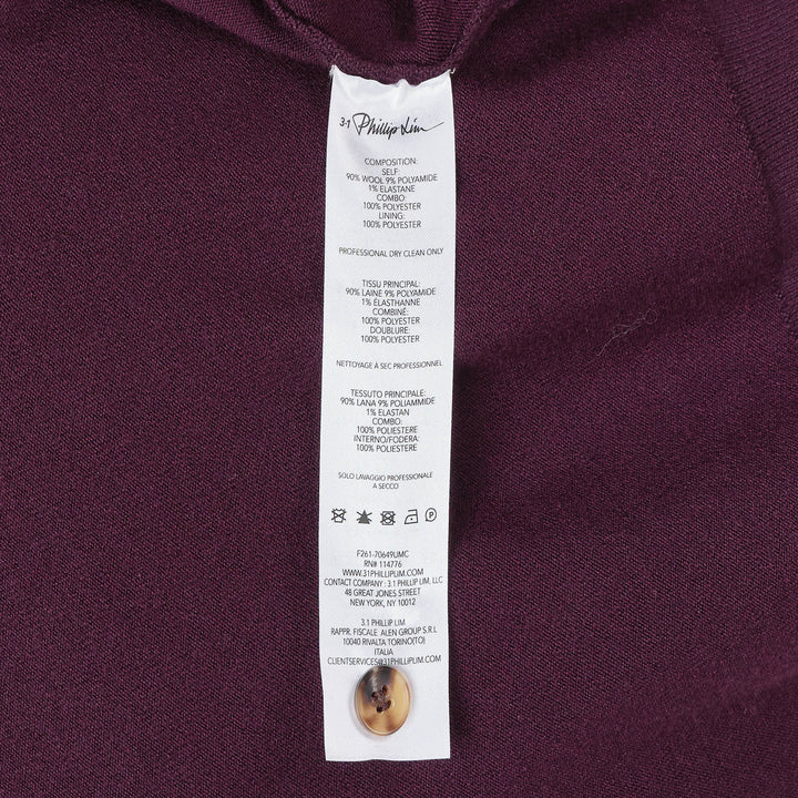 Ultrafine Merino Long Sleeve Polo Midi Dress