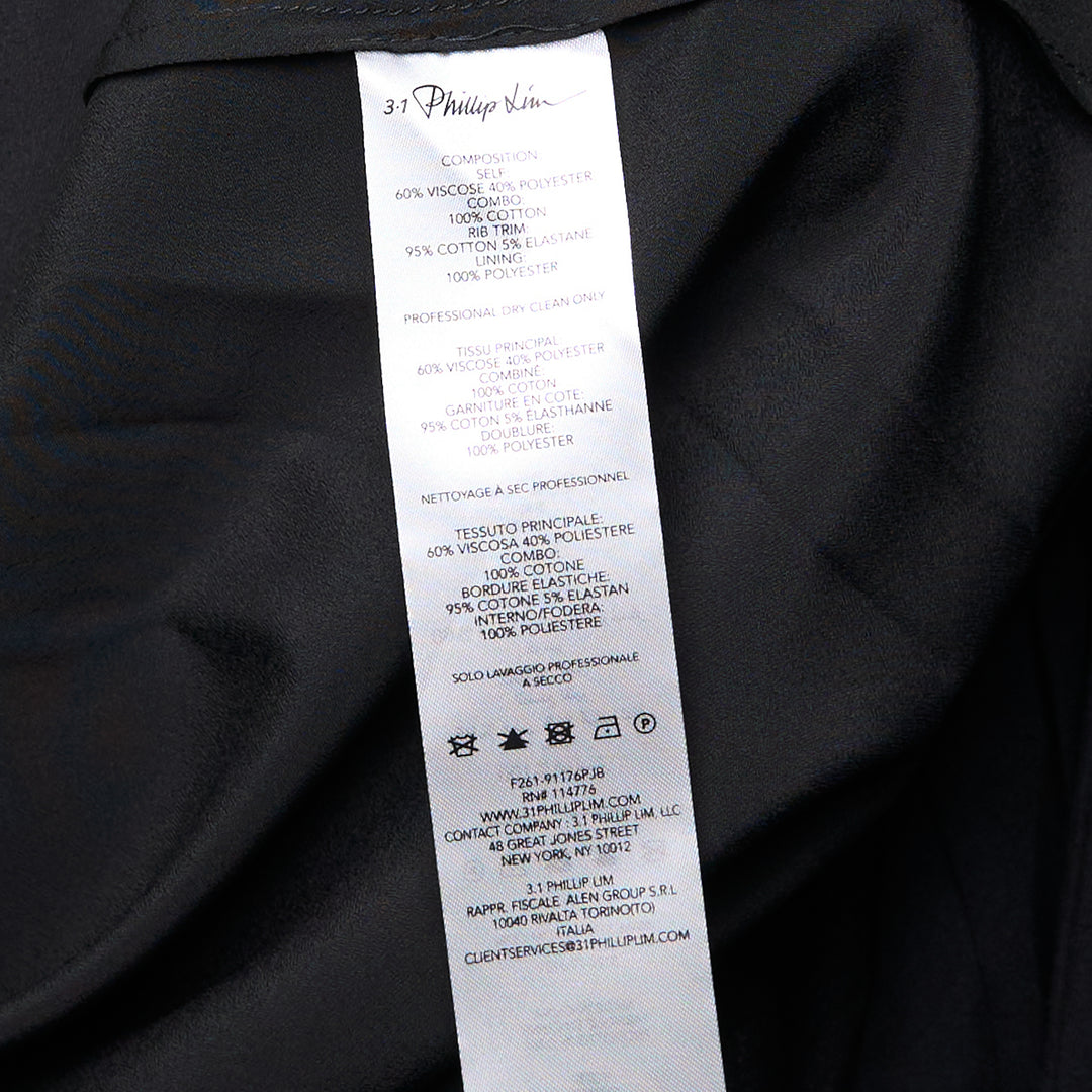Long Sleeve Organza T-Shirt Dress