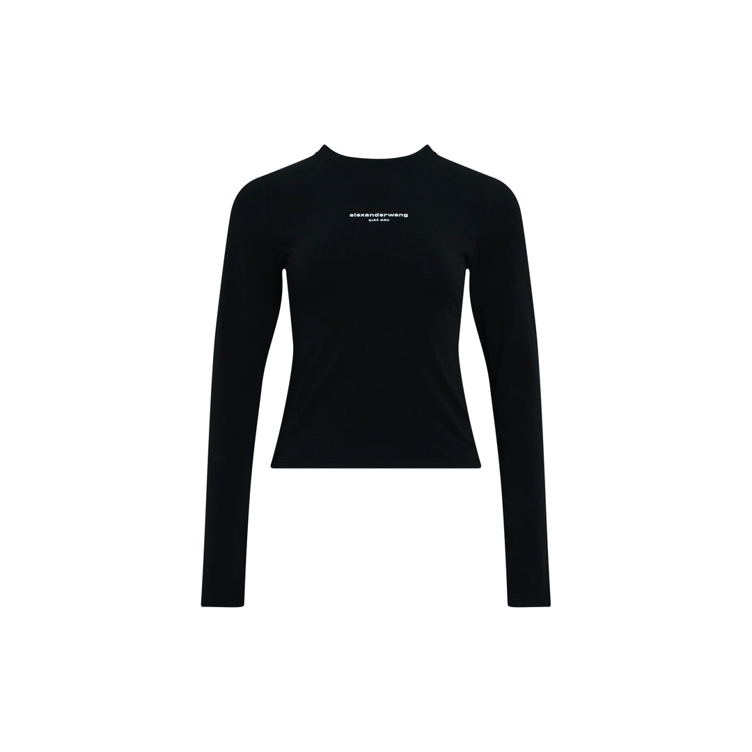 Logo Print Long Sleeve Tee