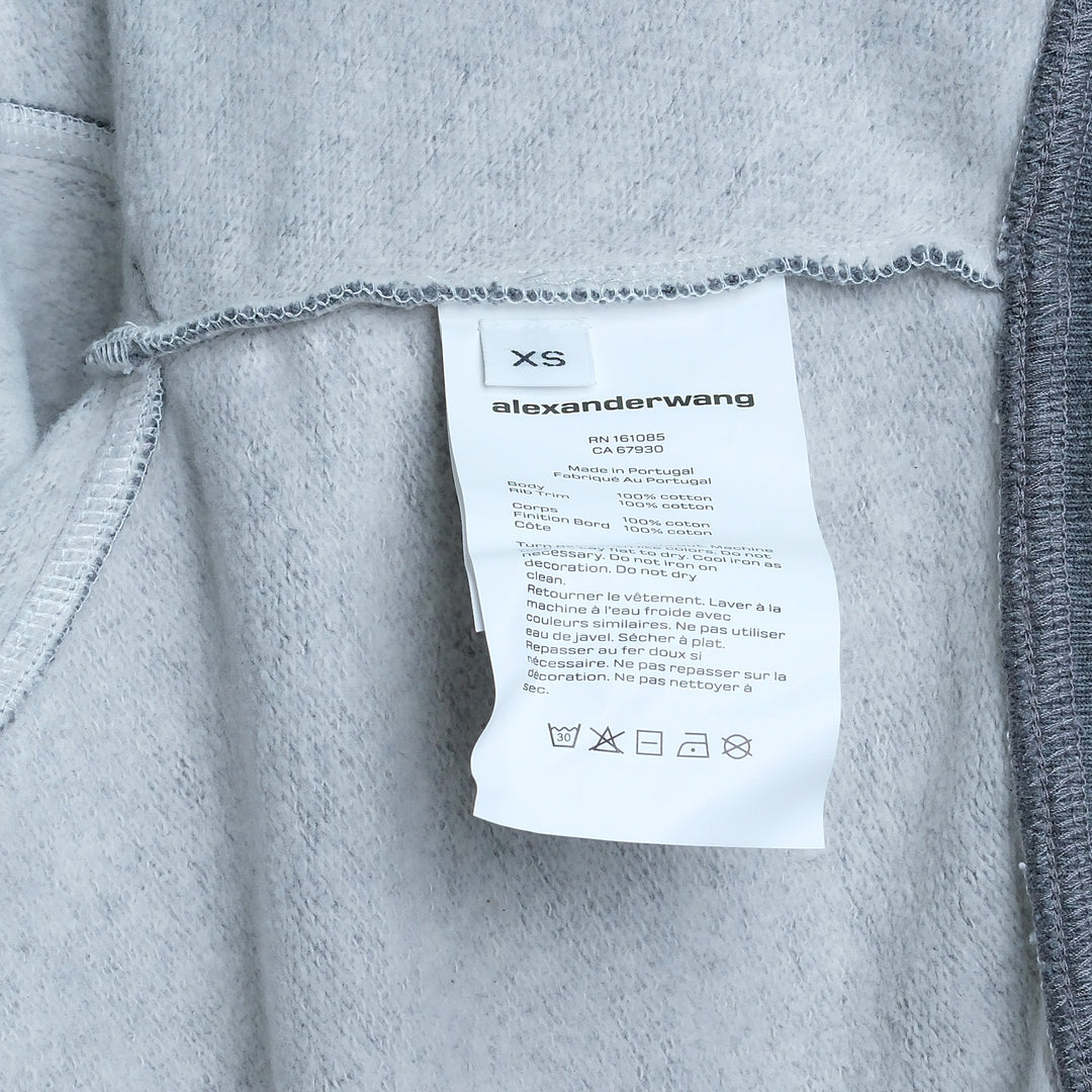 Logo Print Zip-Up Hoodie