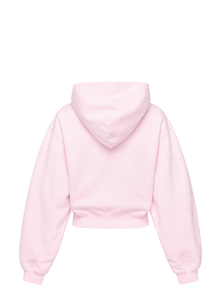 Alexander Wang Logo Print Zip-Up Hoodie - view 2