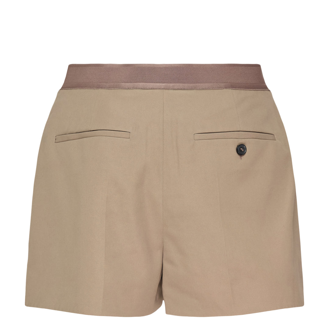 High-Rise Mini Shorts With Logo