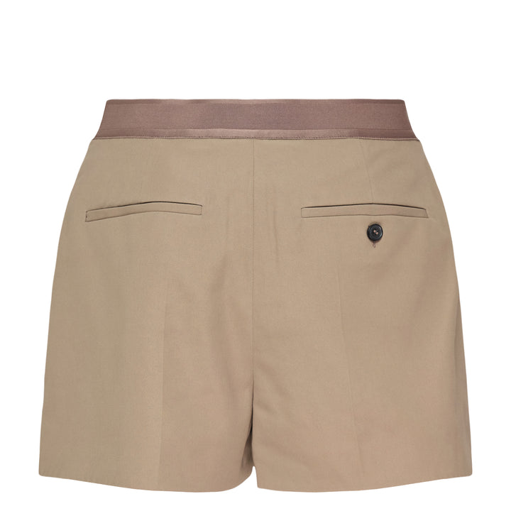 High-Rise Mini Shorts With Logo