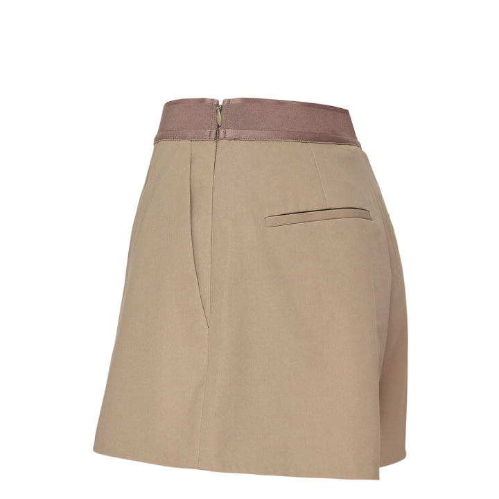 High-Rise Mini Shorts With Logo