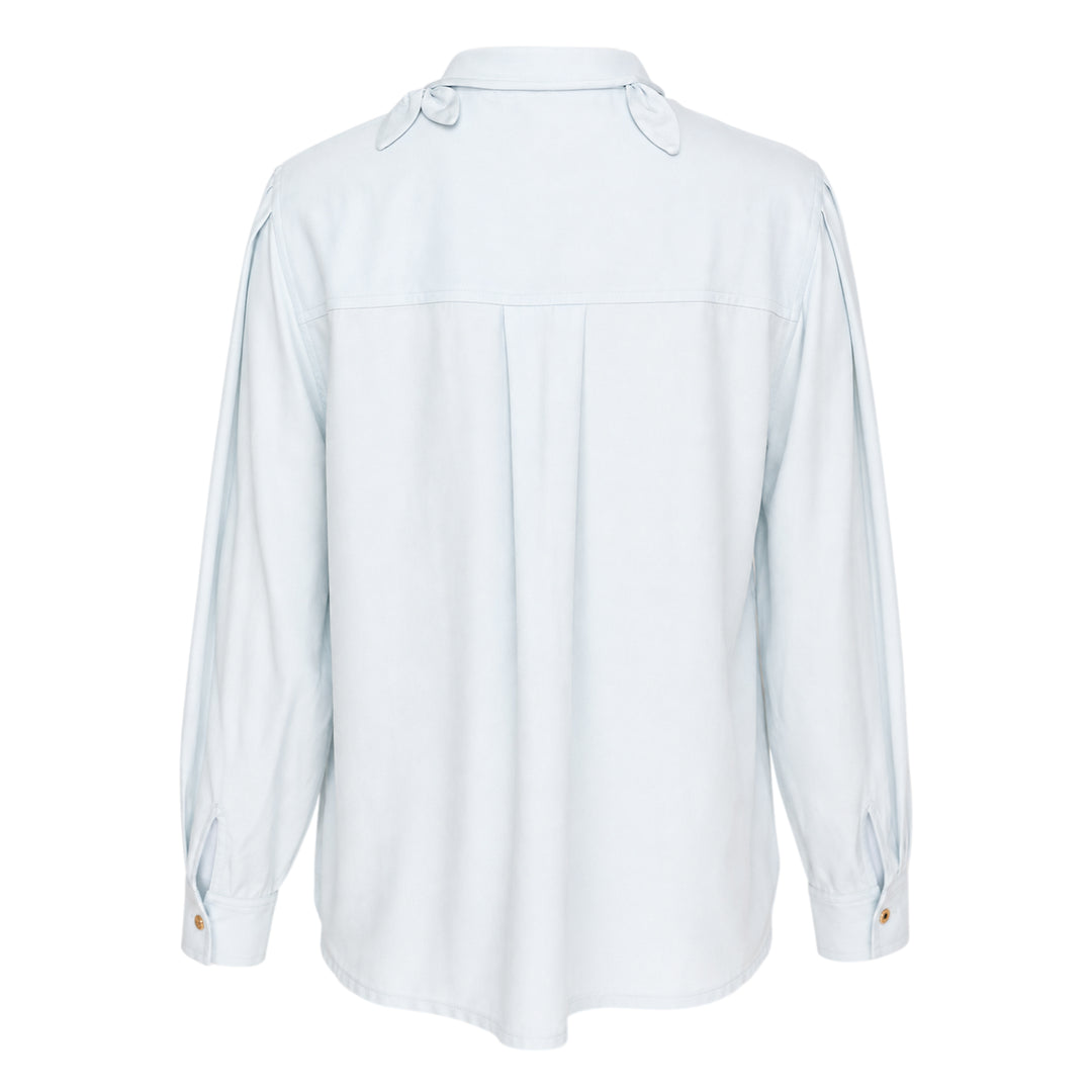 Light Blue Viscose Blouse