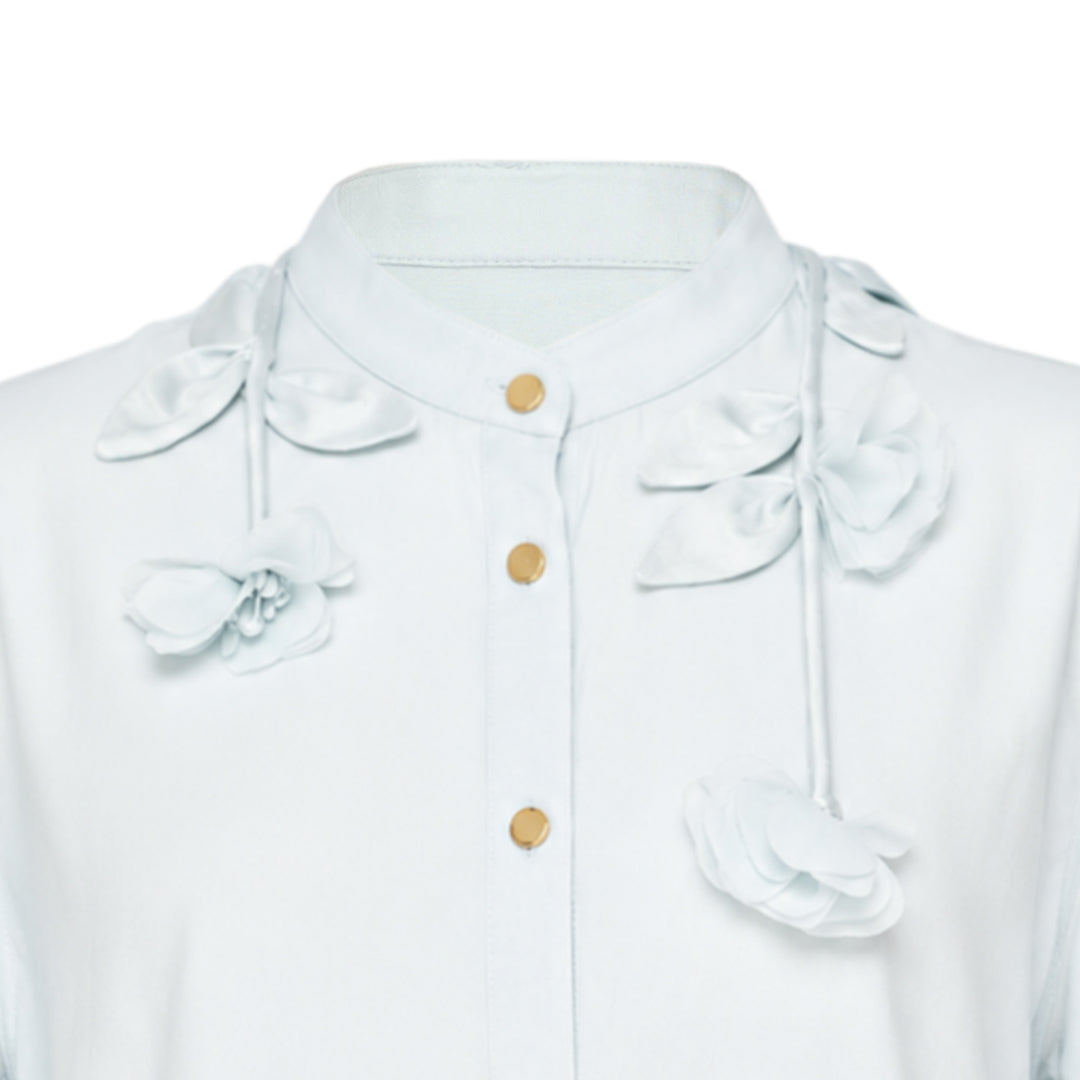 Light Blue Viscose Blouse
