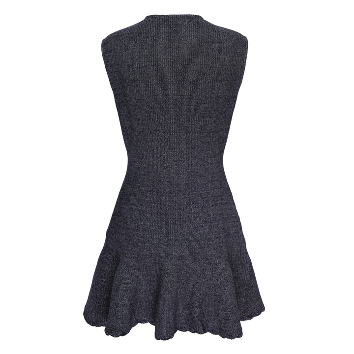 Sleeveless Textured Knit Dress