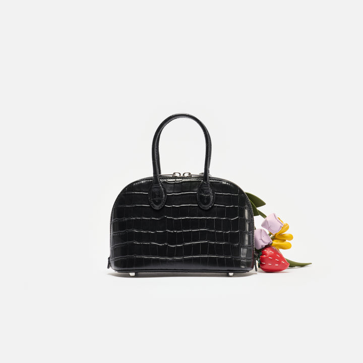 Croc Leather Toast Mini Bag