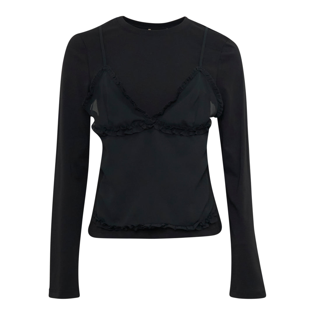 Freda Long Sleeve Cotton Top