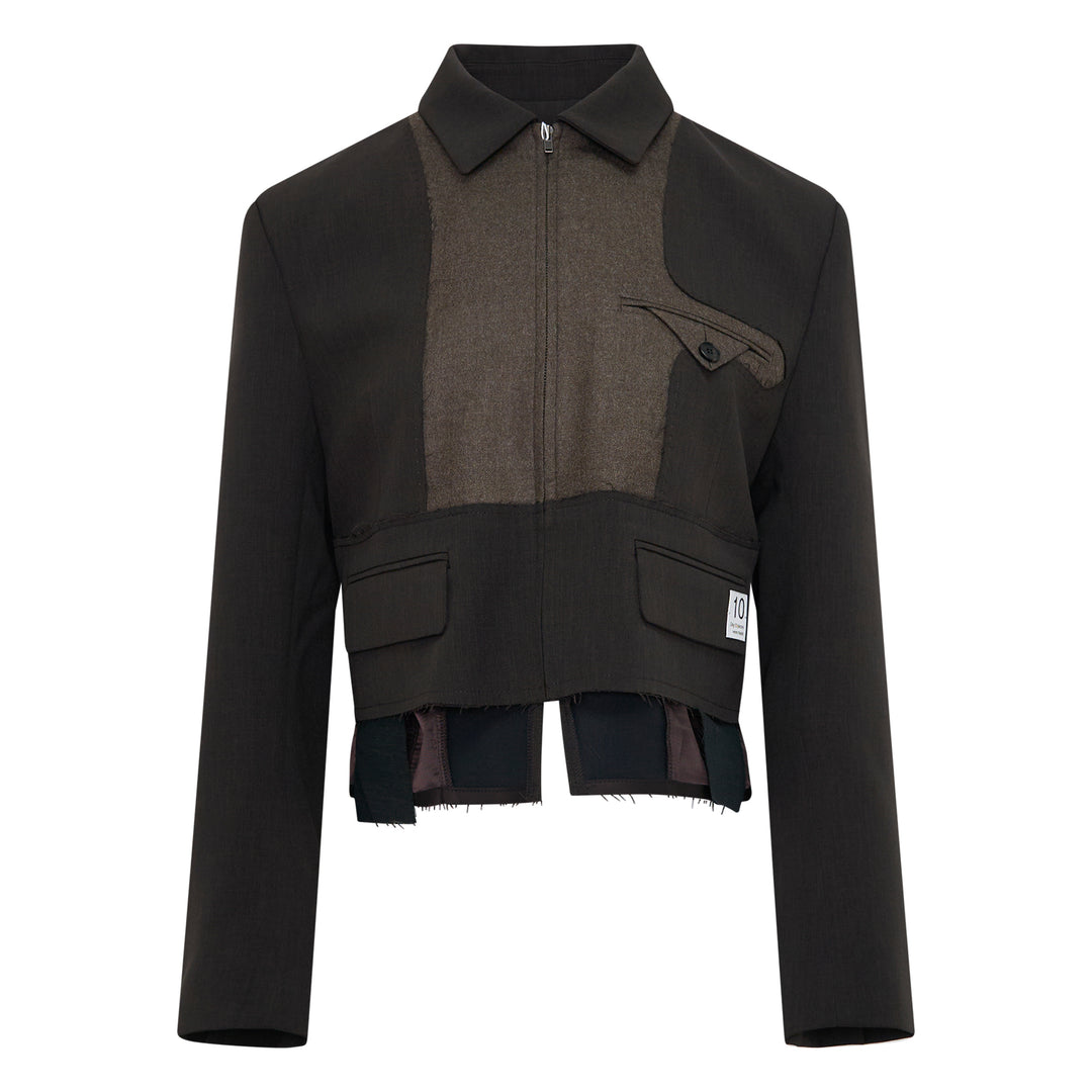 Inside-Out Crop Jacket