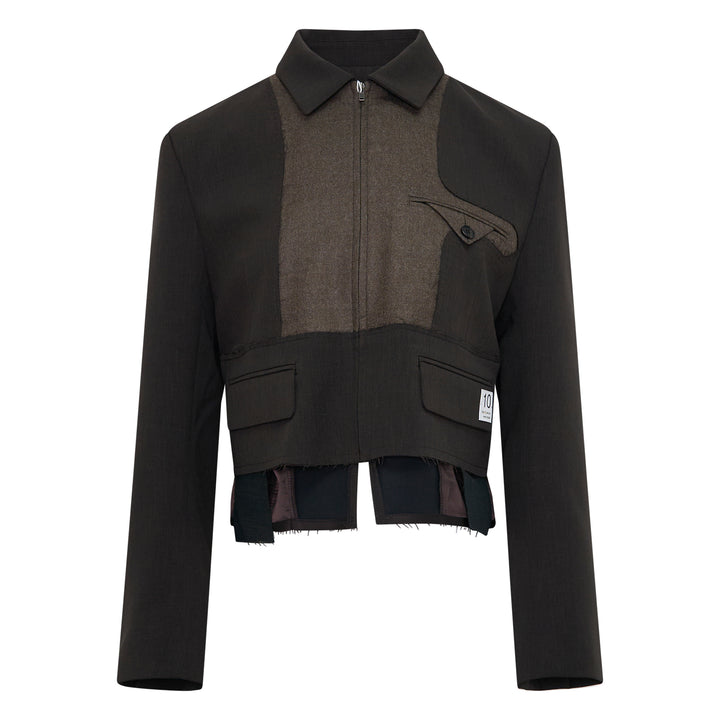 Inside-Out Crop Jacket