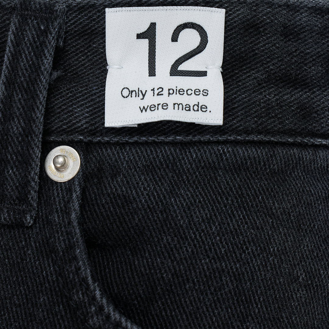 Inside-Out Denim Skirt