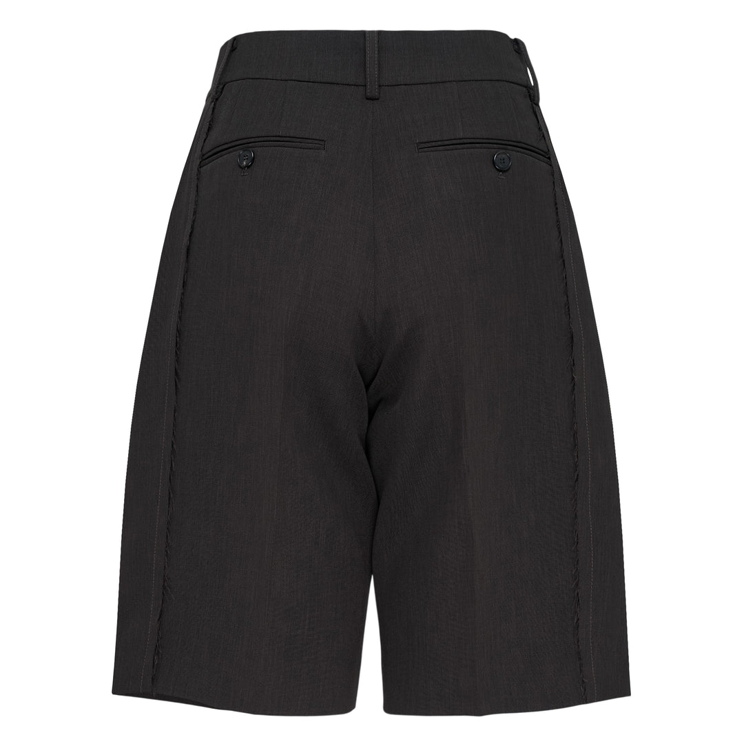 Pleated Tailored Shorts