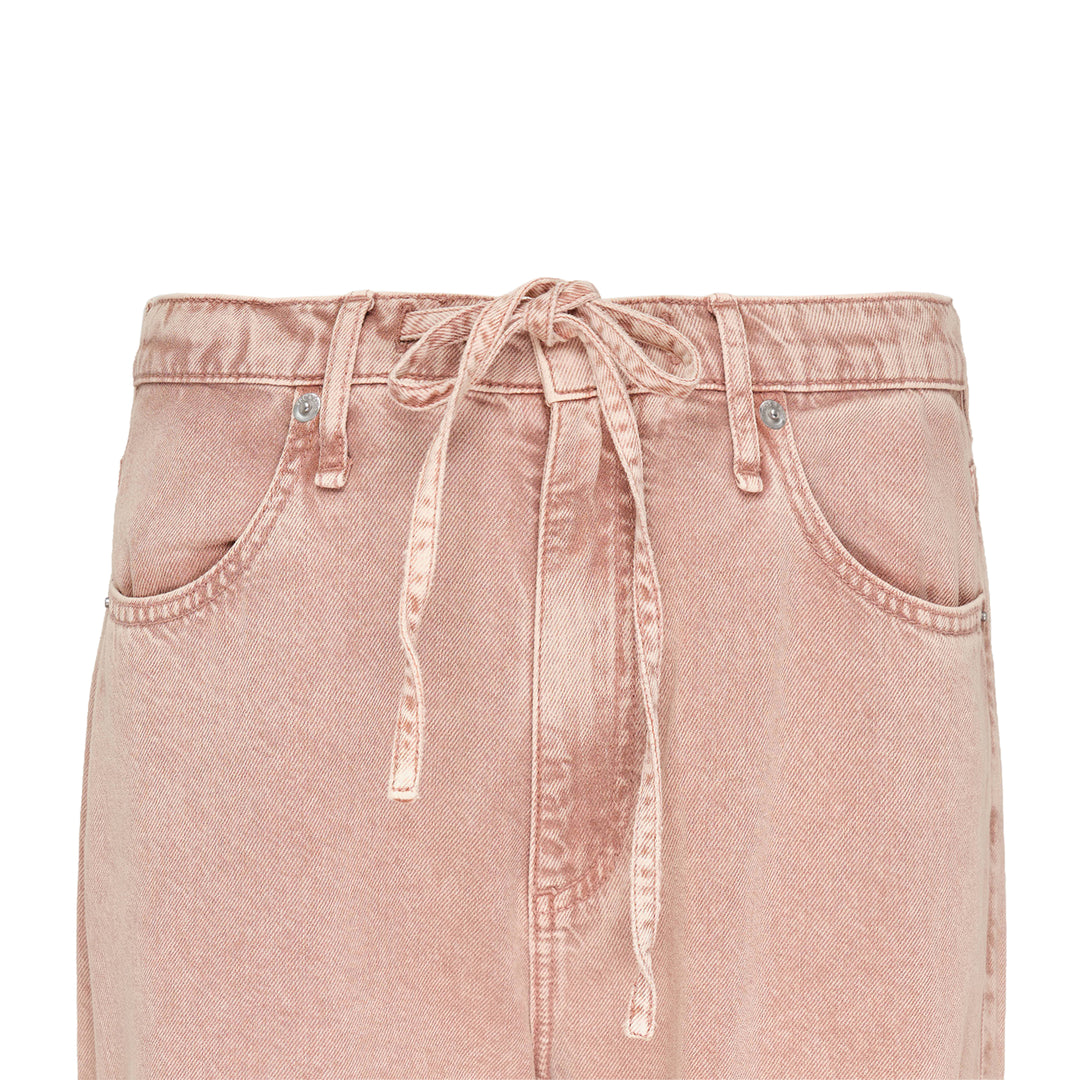 Phoebe Drawstring Wide Leg Jeans