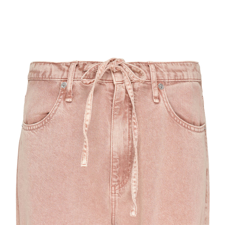 Phoebe Drawstring Wide Leg Jeans