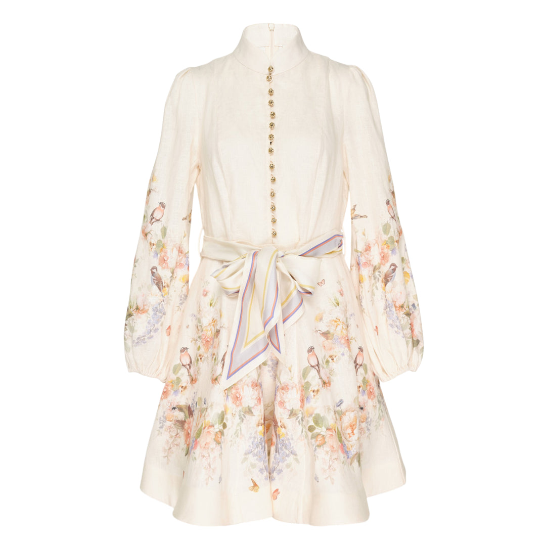 Valiant Button Mini Dress