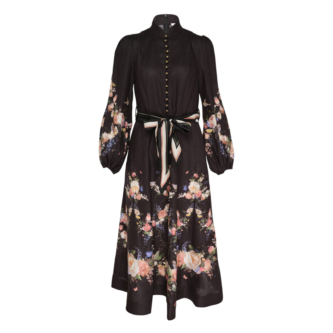 Valiant Button Midi Dress