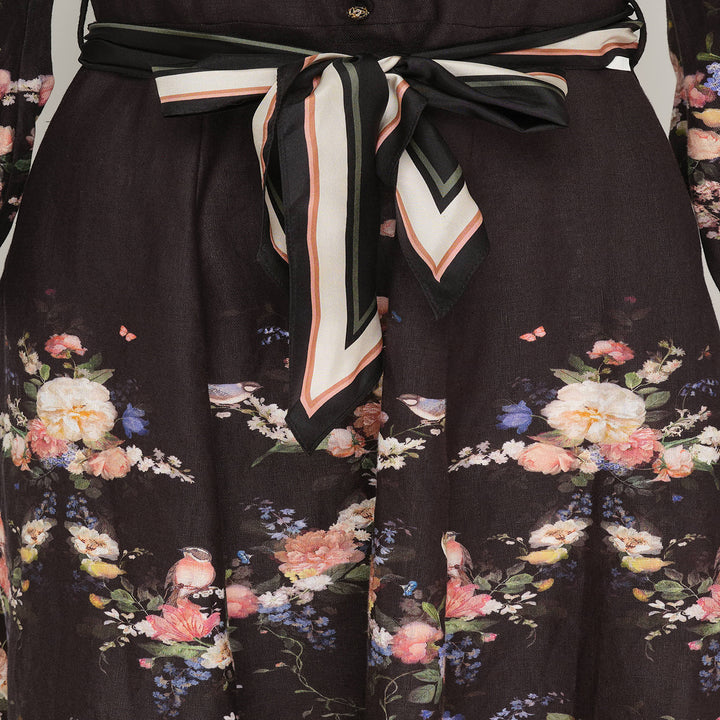 Valiant Button Midi Dress