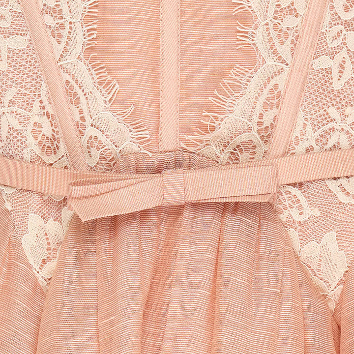 Valiant Lace Trim Mini Dress