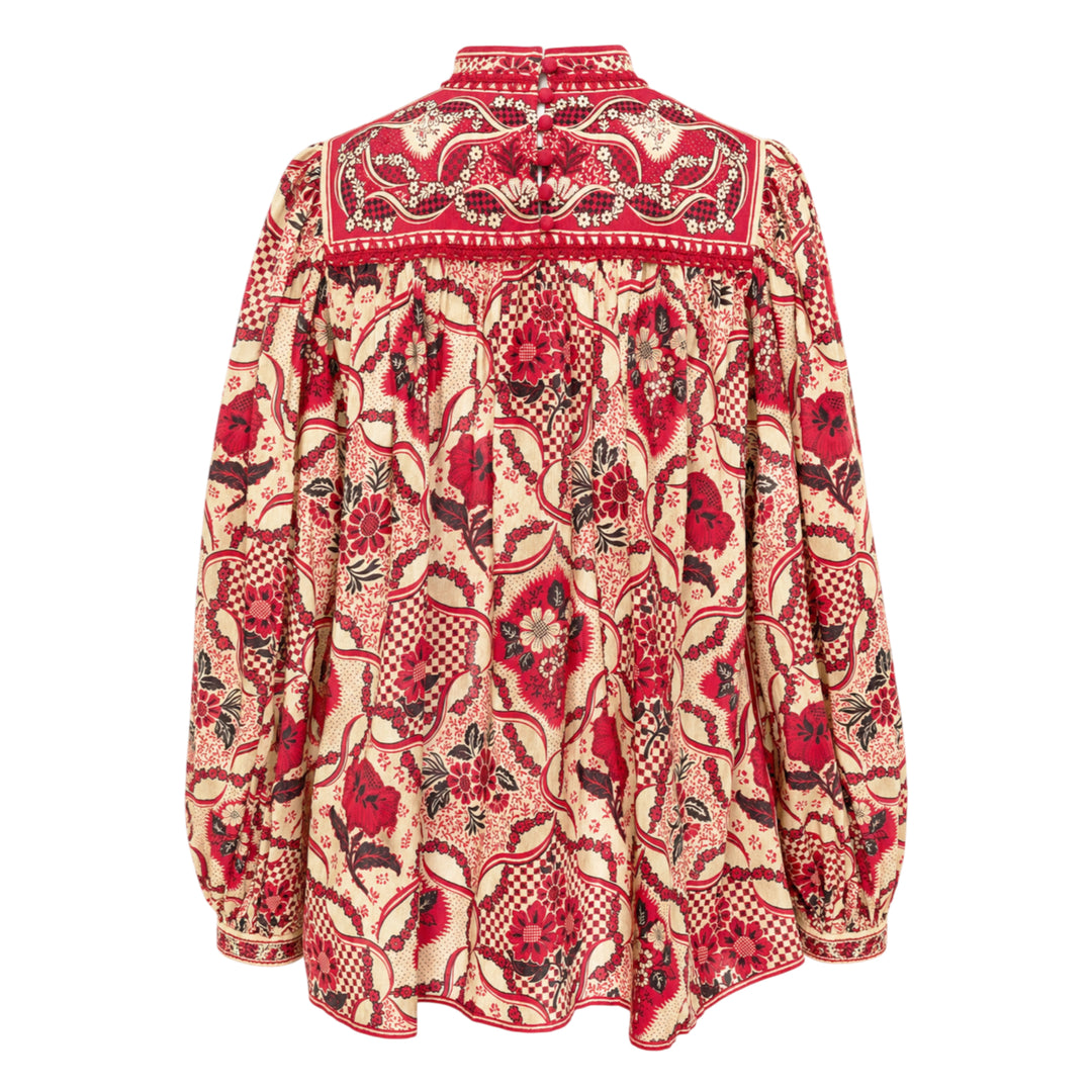 Kenny Floral Woven Blouse