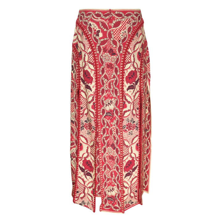 Kenny Floral Print Midi Skirt