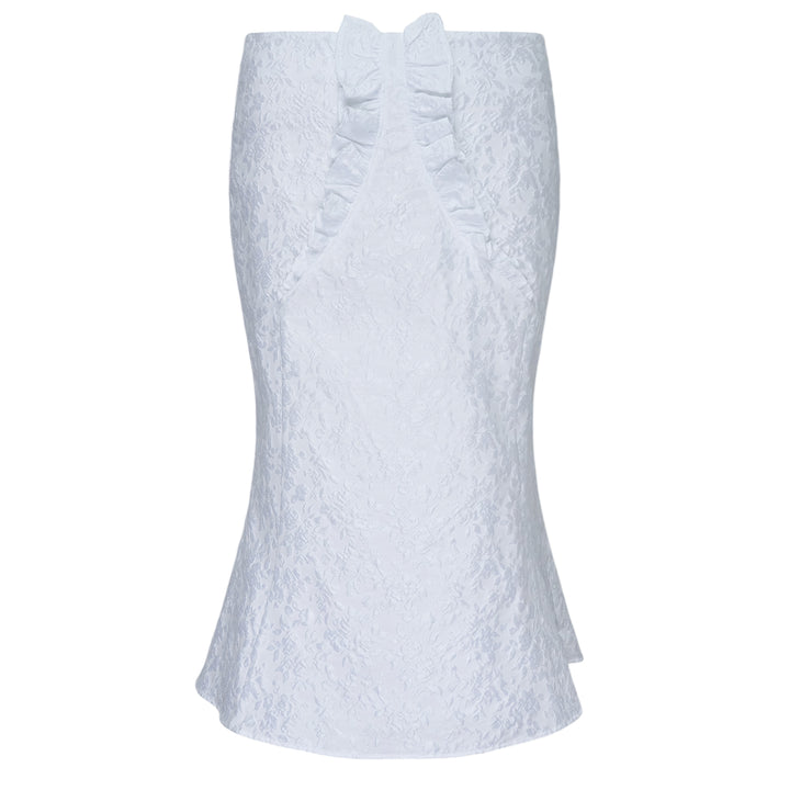 Ruffled Lace Mermaid Skirt