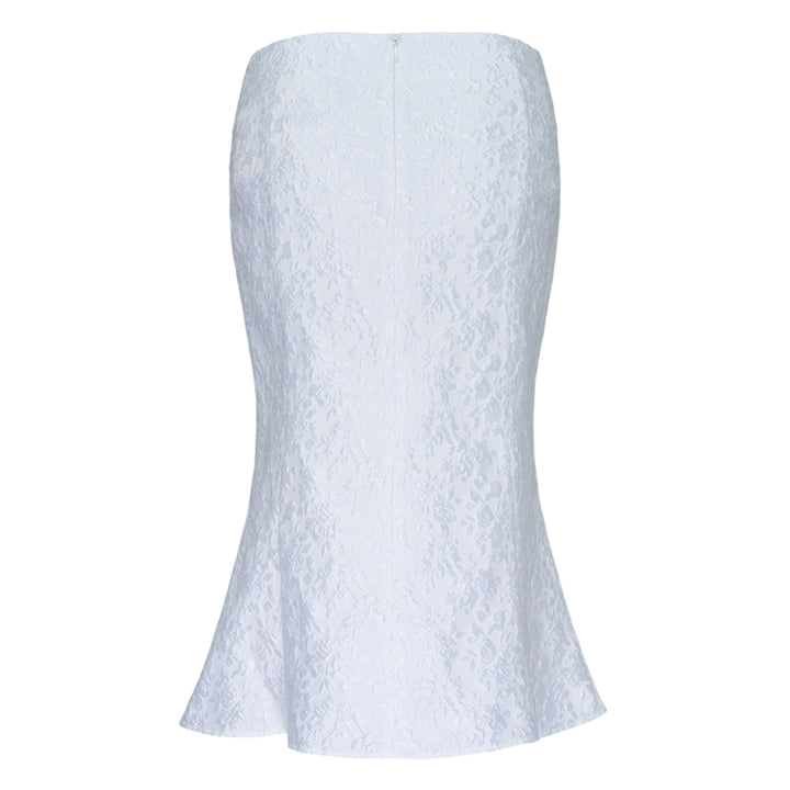 Ruffled Lace Mermaid Skirt