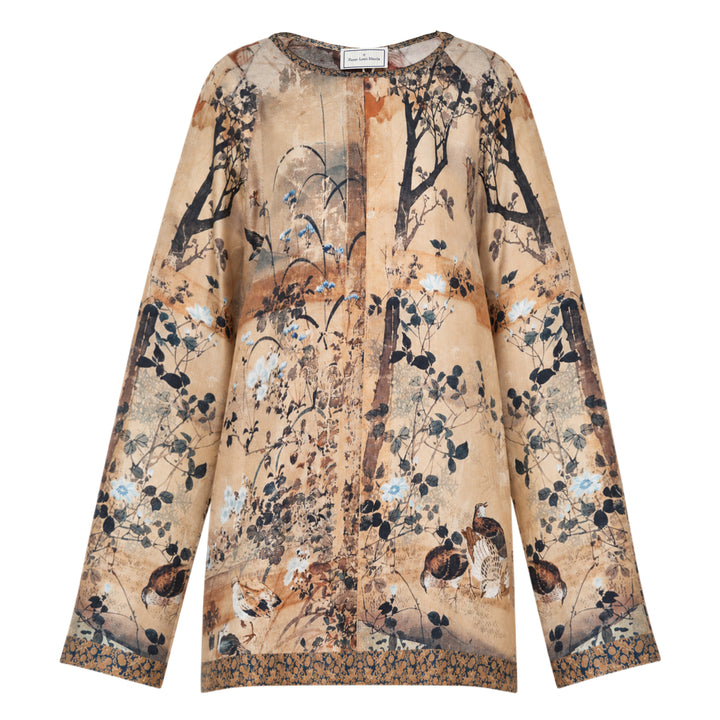 Floral Print Long Sleeve Shirt