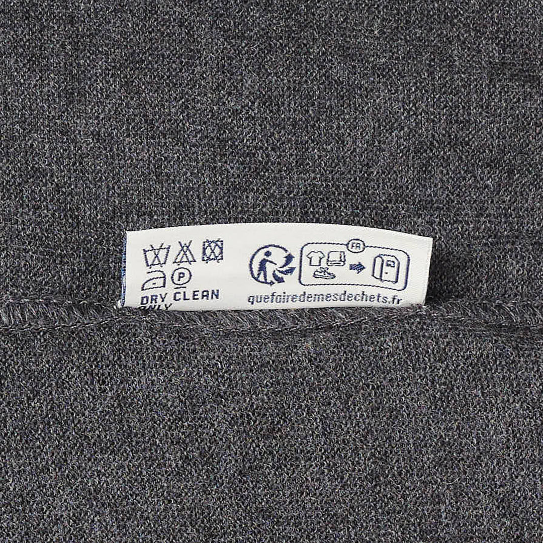 Floral Panel Wool Cardigan
