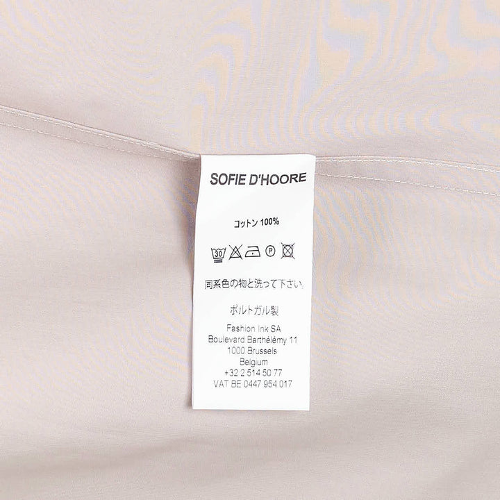 Long Sleeve Uneven Hem Blouse