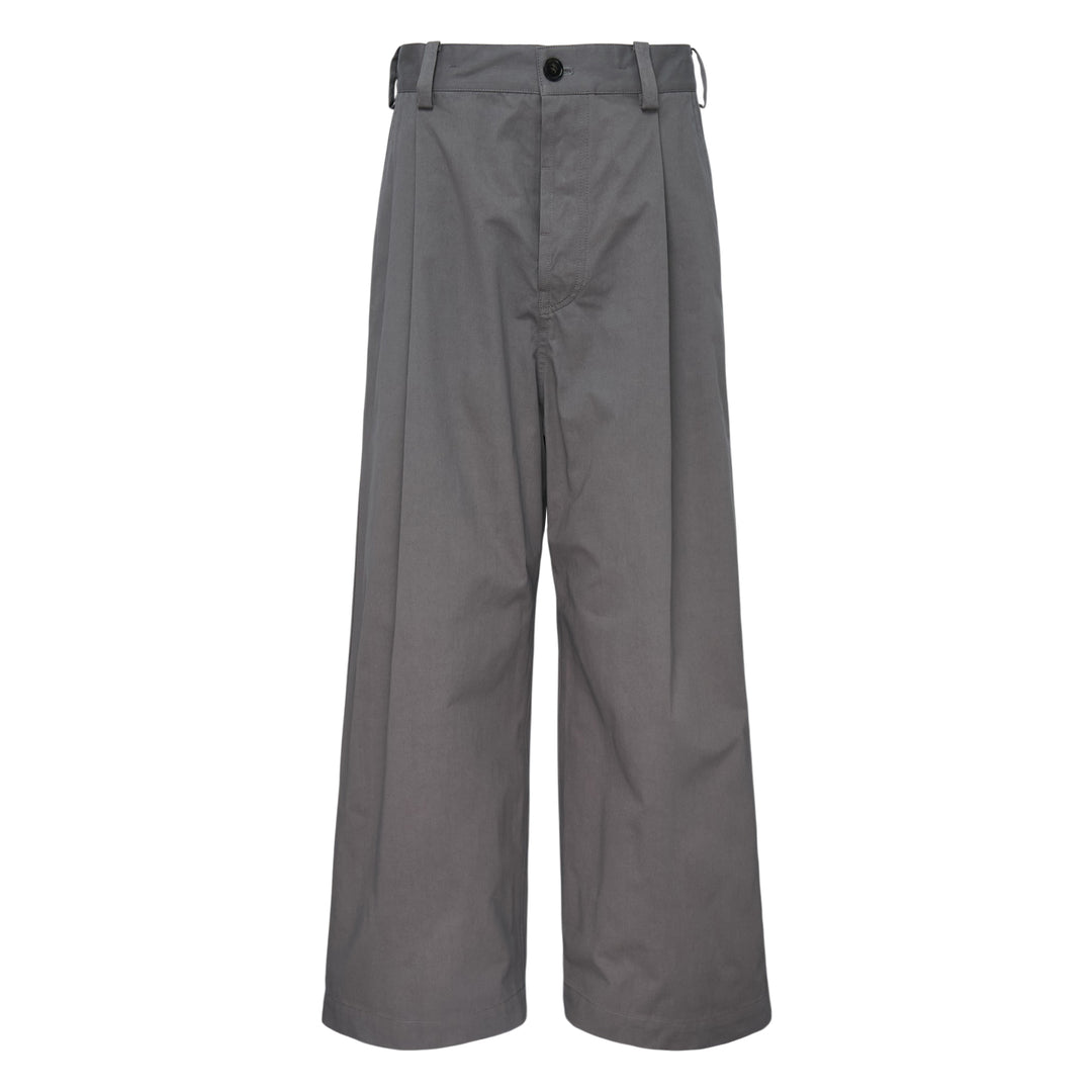 Single Pleat Wide Leg Pants