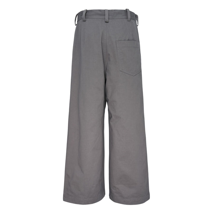 Single Pleat Wide Leg Pants