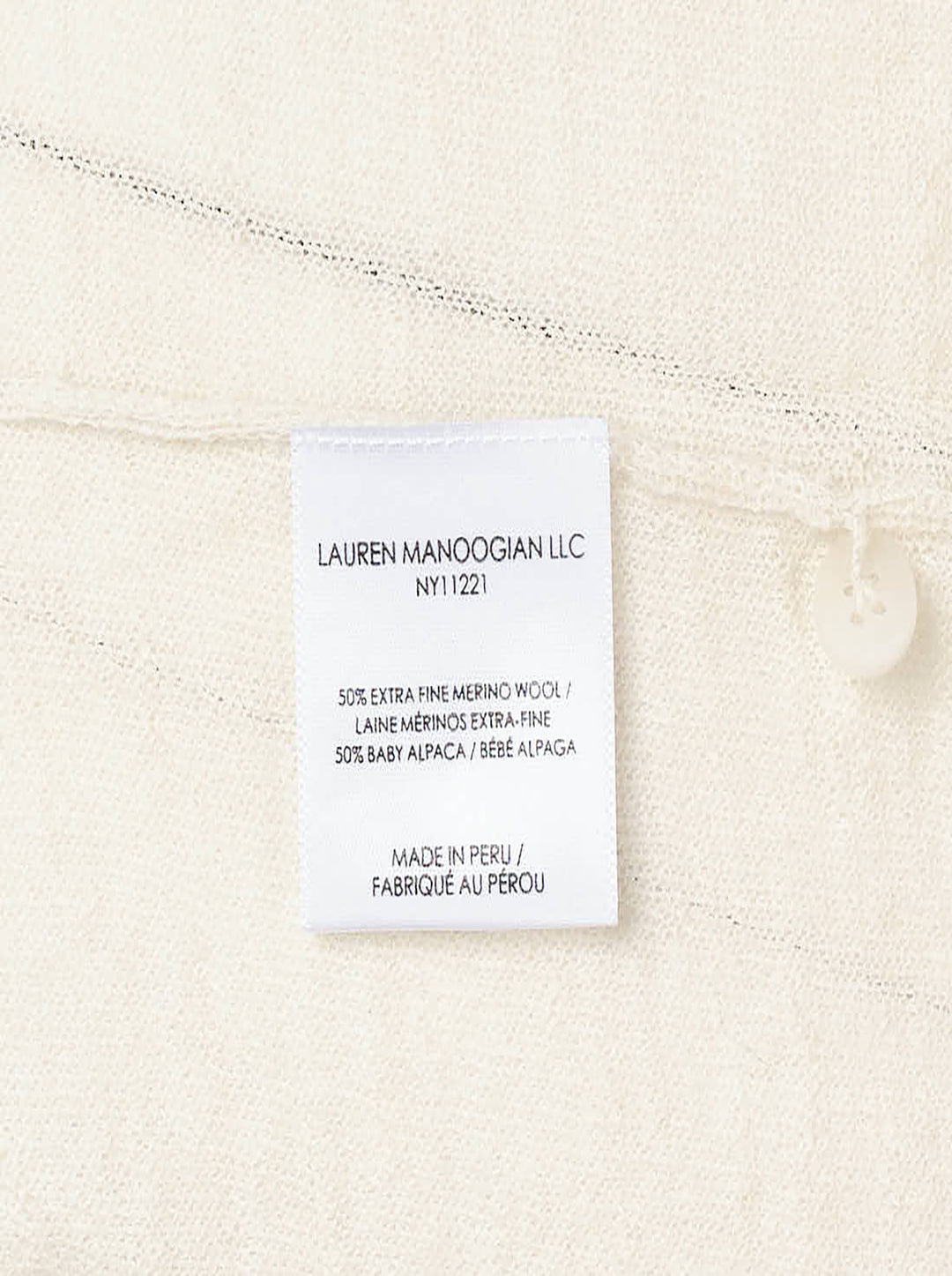 Lauren Manoogian Fine Henley Knit Top - view 3
