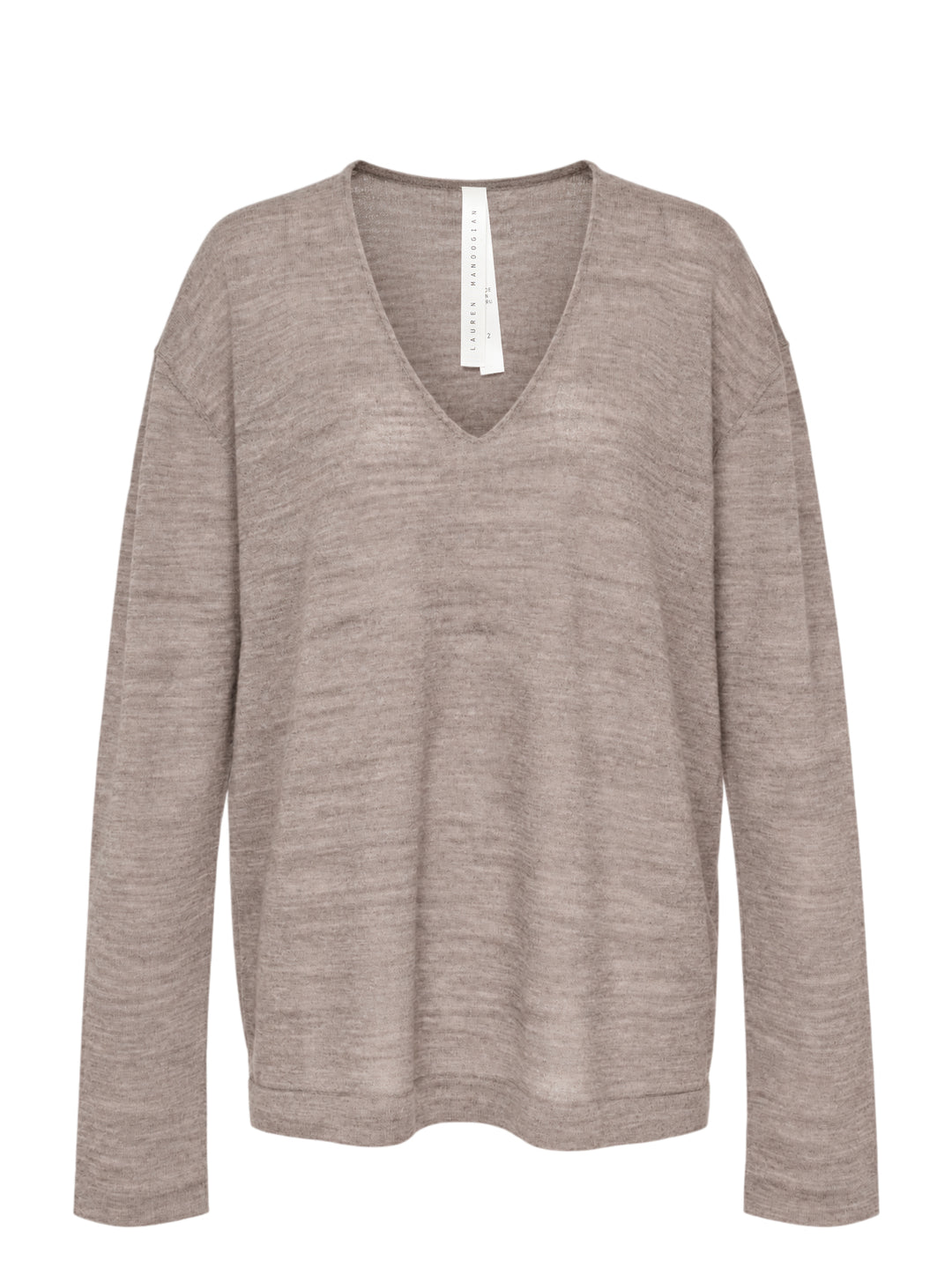 Lauren Manoogian Fine Low V-Neck Sweater