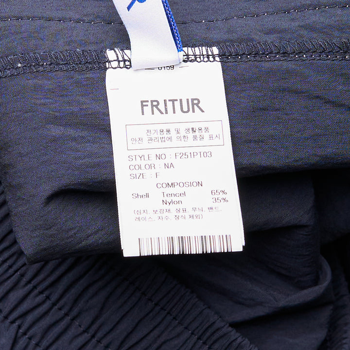 Weaving Wide-Leg Track Pants