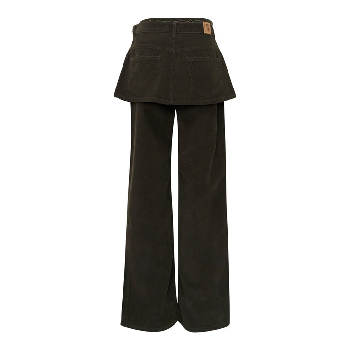 Layered Corduroy Pants